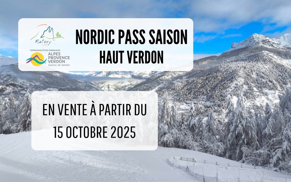 Nordic Pass - Alpes du Sud - Disponible dès le 15/10/2025